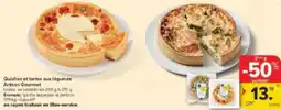 Carrefour Market Quiches et tartes aux légumes Artisan Gourmet aanbieding