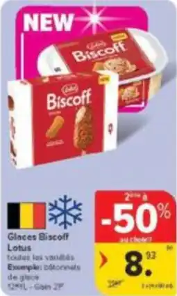 Carrefour Market Glaces Biscoff Lotus aanbieding