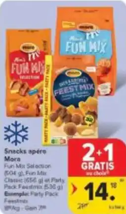 Carrefour Market Snacks apéro Mora aanbieding