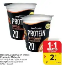 Carrefour Market Boissons, puddings et shakes Protein by Melkunie aanbieding
