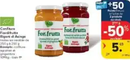 Carrefour Market Confiture Fiordifrutta Rigoni di Asiago aanbieding