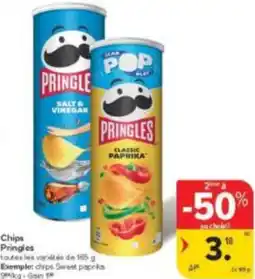 Carrefour Market Chips Pringles aanbieding