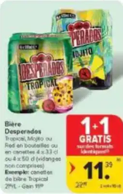 Carrefour Market Bière Desperados aanbieding