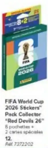 Carrefour Market FIFA World Cup 2026 Stickers Pack Collector "Red Devils 26" aanbieding