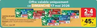 Lessive en pods Ariel