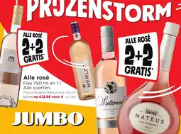Jumbo Alle rosé aanbieding