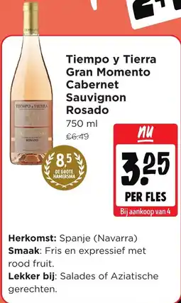 Jumbo Tiempo y Tierra Gran Momento Cabernet Sauvignon Rosado aanbieding