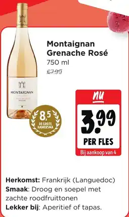 Jumbo Montaignan Grenache Rosé aanbieding
