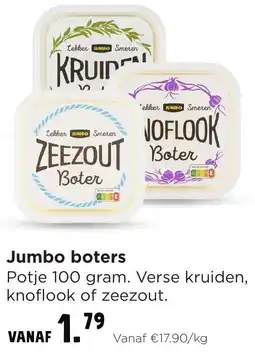 Jumbo Jumbo boters aanbieding