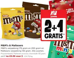 Jumbo M&M's & Maltesers aanbieding