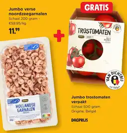 Jumbo Jumbo verse noordzeegarnalen aanbieding