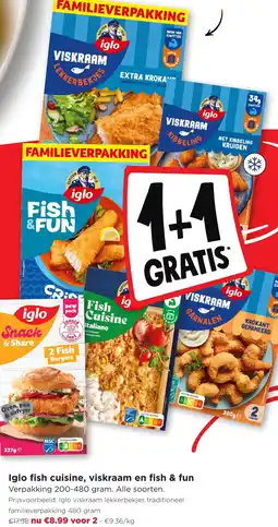 Jumbo Iglo fish cuisine, viskraam en fish & fun aanbieding