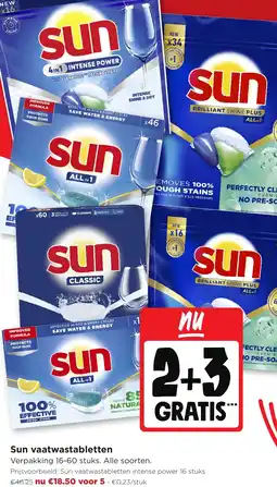 Jumbo Sun vaatwastabletten aanbieding