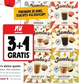 Jumbo Jumbo's dolce gusto aanbieding