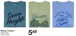 Zeeman Heren T-shirt aanbieding