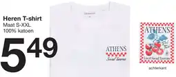 Zeeman Heren T-shirt aanbieding