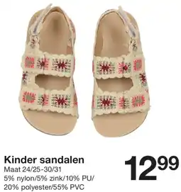 Zeeman Kinder sandalen aanbieding