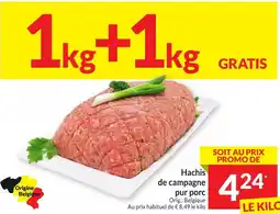 Intermarché Hachis de campagne pur porc aanbieding