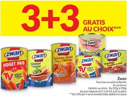 Intermarché Zwan Saucisses ou plats préparés aanbieding