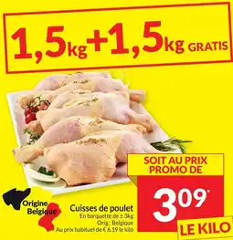 Intermarché Cuisses de poulet aanbieding