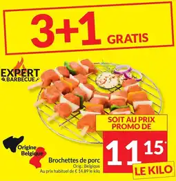 Intermarché Brochettes de porc aanbieding