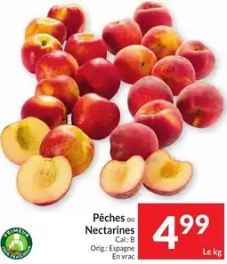 Intermarché Pêches ou Nectarines aanbieding