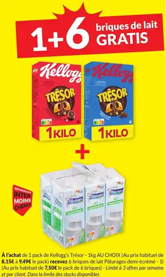 Intermarché Kellogg's Trésor aanbieding