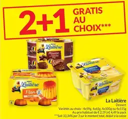 Intermarché La Laitière Dessert aanbieding