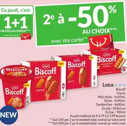 Intermarché Lotus Biscoff Glaces aanbieding