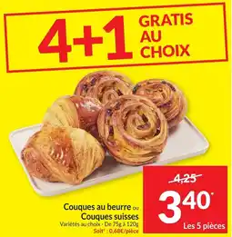 Intermarché Couques au beurre ou Couques suisses aanbieding