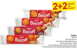 Intermarché Lotus Biscoff Biscuits fourrés aanbieding