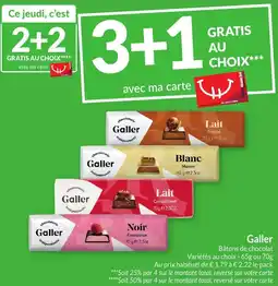 Intermarché Galler Bâtons de chocolat aanbieding