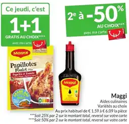 Intermarché Maggi Aides culinaires aanbieding