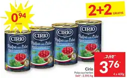Intermarché Cirio Polpa aux herbes aanbieding