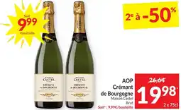 Intermarché AOP Crémant de Bourgogne aanbieding