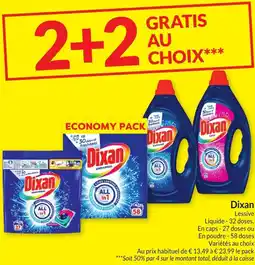 Intermarché Dixan Lessive aanbieding