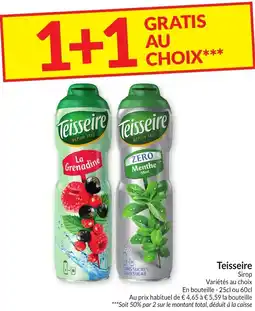 Intermarché Teisseire Sirop aanbieding