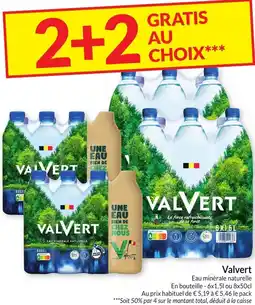 Intermarché Valvert Eau minérale naturelle aanbieding