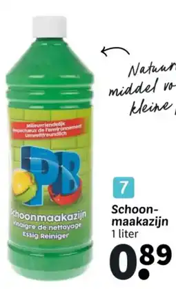 Wibra Schoonmaakazijn aanbieding