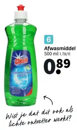 Wibra Afwasmiddel aanbieding