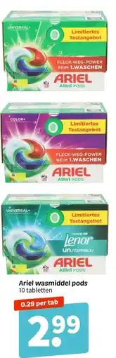Wibra Ariel wasmiddel pods aanbieding