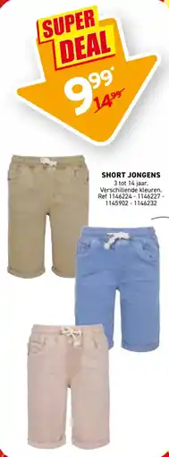 Trafic Short jongens aanbieding