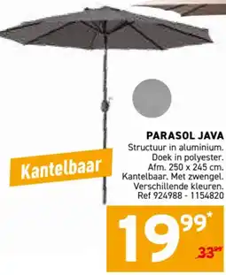 Trafic Parasol java aanbieding