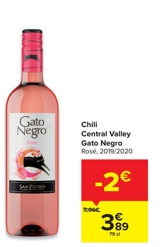 Carrefour Market Chili Central Valley Gato Negro aanbieding