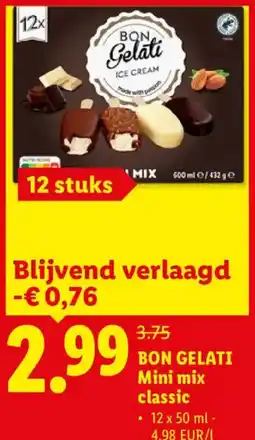 Lidl Bon gelati Mini mix classic aanbieding