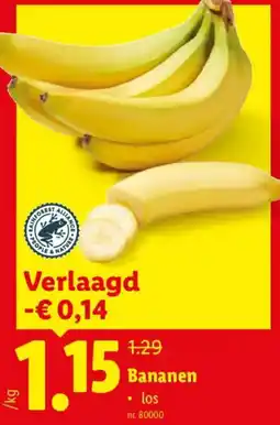 Lidl Bananen aanbieding