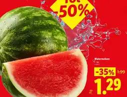 Lidl Watermeloen aanbieding