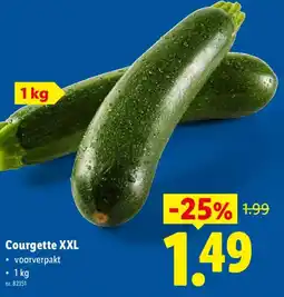 Lidl Courgette XXL aanbieding