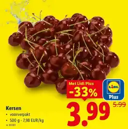 Lidl Kersen aanbieding