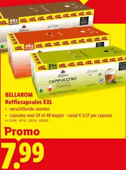 Lidl Bellarom Koffiecapsules XXL aanbieding